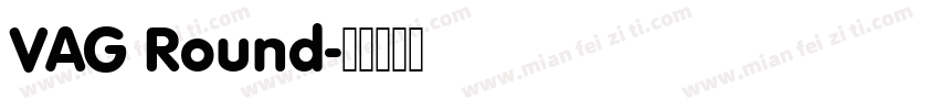 VAG Round字体转换